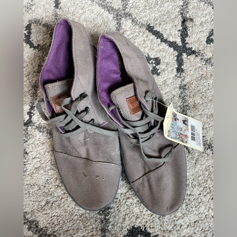 men’s TOMS paseos-mid in ash canvas